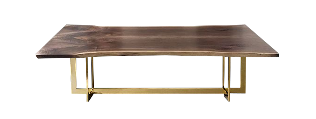 American walnut bookmatch dining table